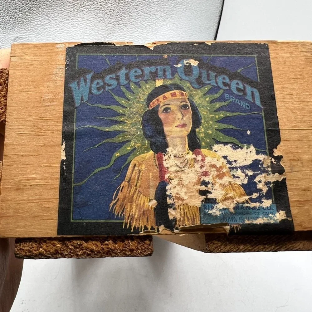Napa Valley Wood Cassette Tape Storage Crate Box